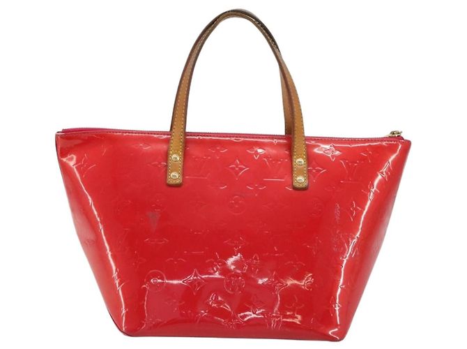LOUIS VUITTON Borsa Monogram Vernis Bellevue PM Rose Pop M93669 Auth 180332 Rosa - vista 2