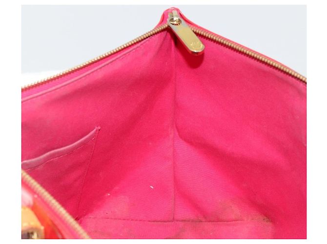 LOUIS VUITTON Borsa Monogram Vernis Bellevue PM Rose Pop M93669 Auth 180332 Rosa - vista 20