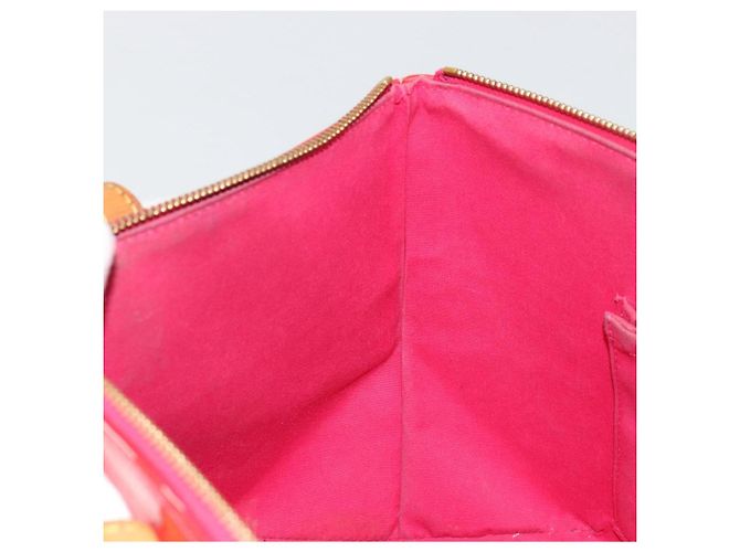 LOUIS VUITTON Borsa Monogram Vernis Bellevue PM Rose Pop M93669 Auth 180332 Rosa - vista 21