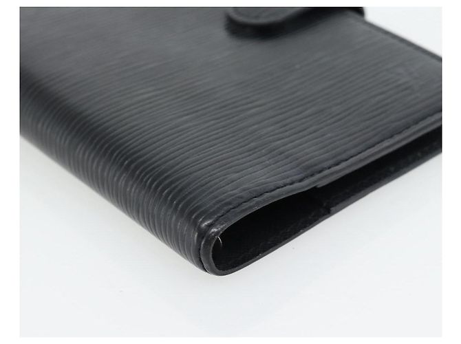 LOUIS VUITTON Epi Agenda PM Day Planner Cover Black R20092 LV Auth 180535A Negro - vista 14