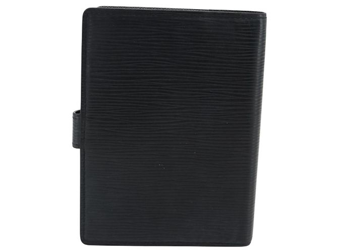 LOUIS VUITTON Epi Agenda PM Day Planner Cover Black R20092 LV Auth 180535A Negro - vista 2