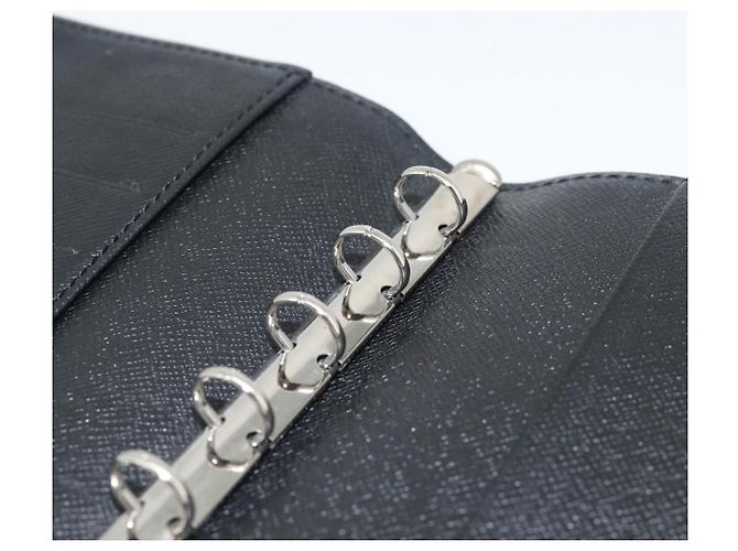 LOUIS VUITTON Epi Agenda PM Day Planner Cover Black R20092 LV Auth 180535A Negro - vista 20