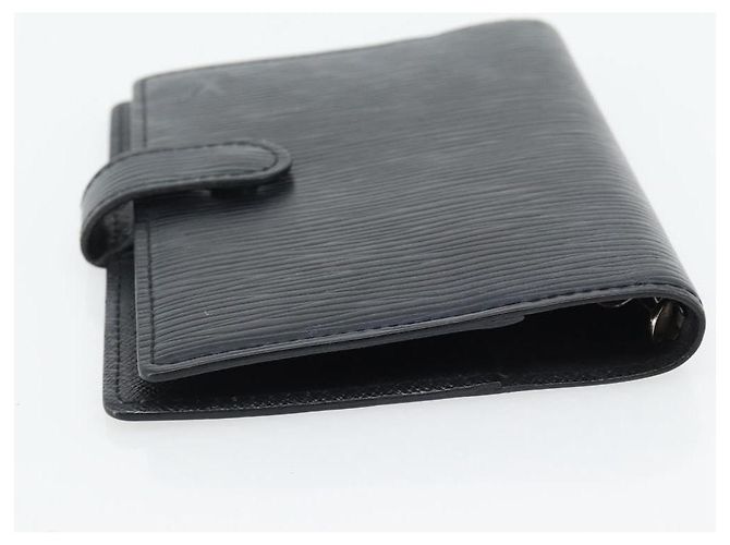 LOUIS VUITTON Epi Agenda PM Day Planner Cover Black R20092 LV Auth 180535A Negro - vista 5