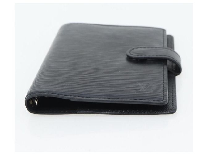 LOUIS VUITTON Epi Agenda PM Day Planner Cover Black R20092 LV Auth 180535A Negro - vista 6