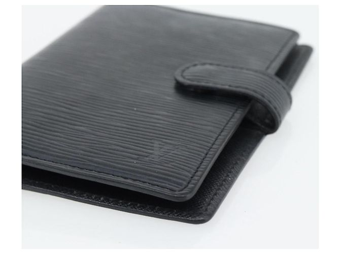 LOUIS VUITTON Epi Agenda PM Day Planner Cover Black R20092 LV Auth 180535A Negro - vista 7