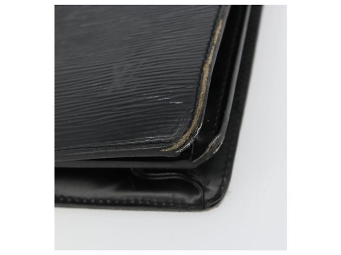 LOUIS VUITTON Epi Serviette Conseiller Business Bag Black M54422 LV Auth BA12698 Nero - vista 16