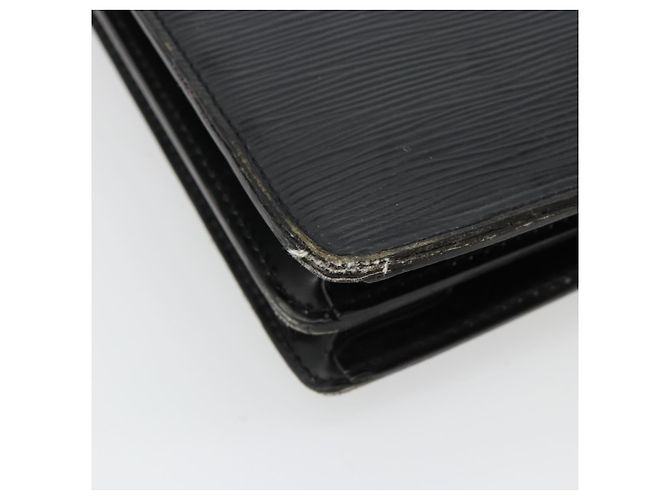LOUIS VUITTON Epi Serviette Conseiller Business Bag Black M54422 LV Auth BA12698 Nero - vista 18