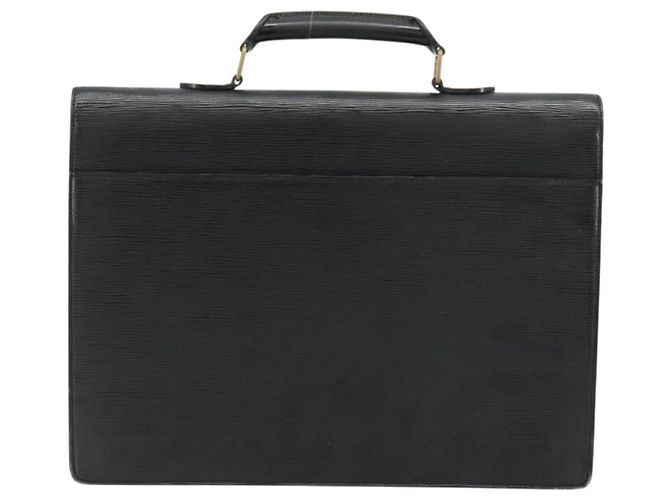 LOUIS VUITTON Epi Serviette Conseiller Business Bag Black M54422 LV Auth BA12698 Nero - vista 2