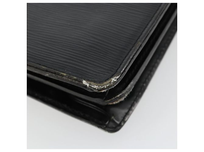 LOUIS VUITTON Epi Serviette Conseiller Business Bag Black M54422 LV Auth BA12698 Nero - vista 8
