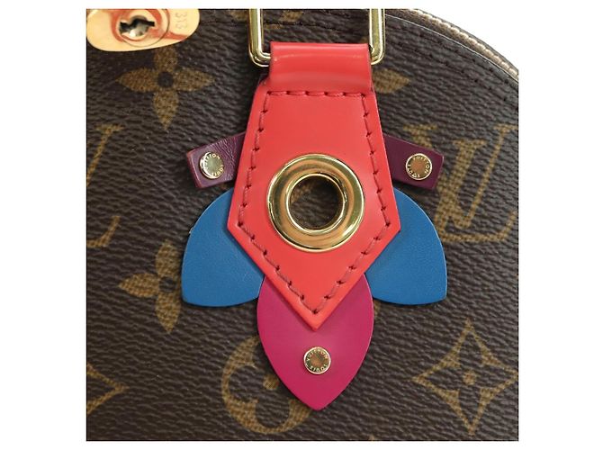 LOUIS VUITTON Monogram Totem Alma BB Borsa a Mano Rossa M41659 LV Auth 179848SAV Rosso Monogramma - vista 22