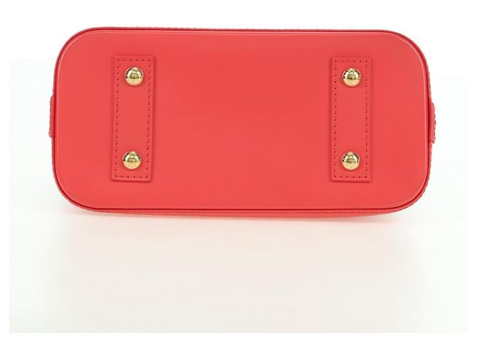 LOUIS VUITTON Monogram Totem Alma BB Borsa a Mano Rossa M41659 LV Auth 179848SAV Rosso Monogramma - vista 5