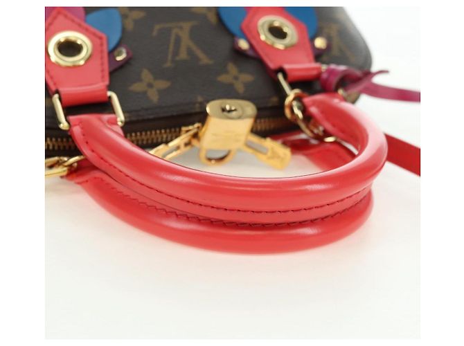 LOUIS VUITTON Monogram Totem Alma BB Borsa a Mano Rossa M41659 LV Auth 179848SAV Rosso Monogramma - vista 7