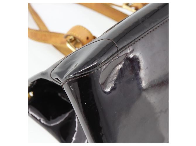 LOUIS VUITTON Monogram Vernis Rosewood Avenue Bag Amarante M93510 Auth 181119 Bordeaux - Ansicht 14