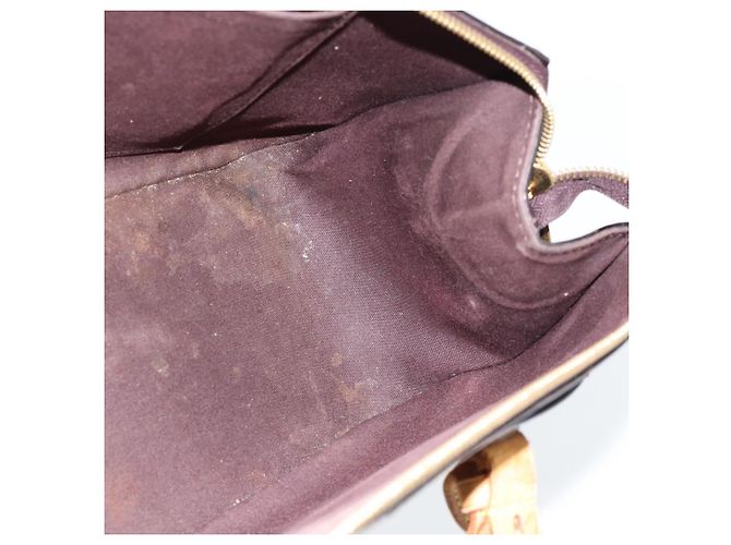 LOUIS VUITTON Monogram Vernis Rosewood Avenue Bag Amarante M93510 Auth 181119 Bordeaux - Ansicht 18