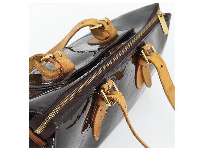 LOUIS VUITTON Monogram Vernis Rosewood Avenue Bag Amarante M93510 Auth 181119 Bordeaux - Ansicht 6