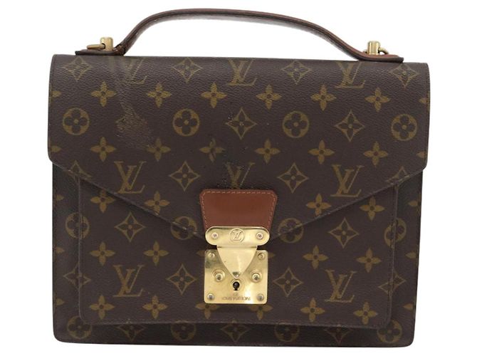 LOUIS VUITTON Borsa Monogram Monceau 28 M51185 LV Auth 181124 Monogramma - vista 13