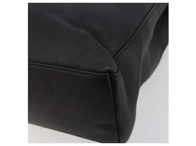 Borsa a mano Salvatore Ferragamo in pelle nera e oro Auth ka4450A Nero D'oro - vista 15