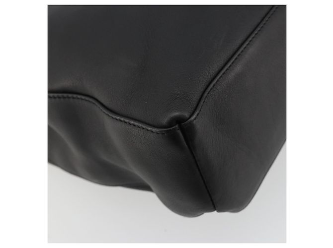 Borsa a mano Salvatore Ferragamo in pelle nera e oro Auth ka4450A Nero D'oro - vista 16