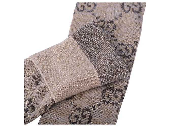Gucci Lurex Stricksocken-Set mit GG-Monogramm Pink - Ansicht 12