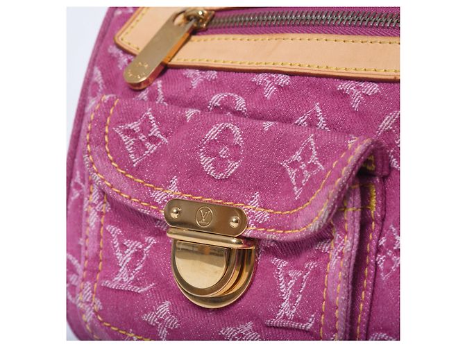 Borsa Louis Vuitton Neo Speedy Pink Monogram Denim Fuschia - vista 13