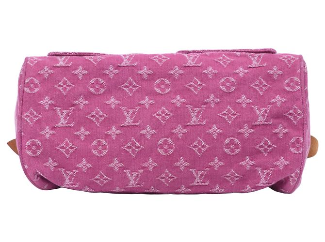 Borsa Louis Vuitton Neo Speedy Pink Monogram Denim Fuschia - vista 4