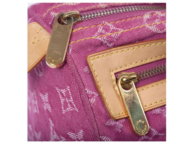 Borsa Louis Vuitton Neo Speedy Pink Monogram Denim Fuschia - vista 8