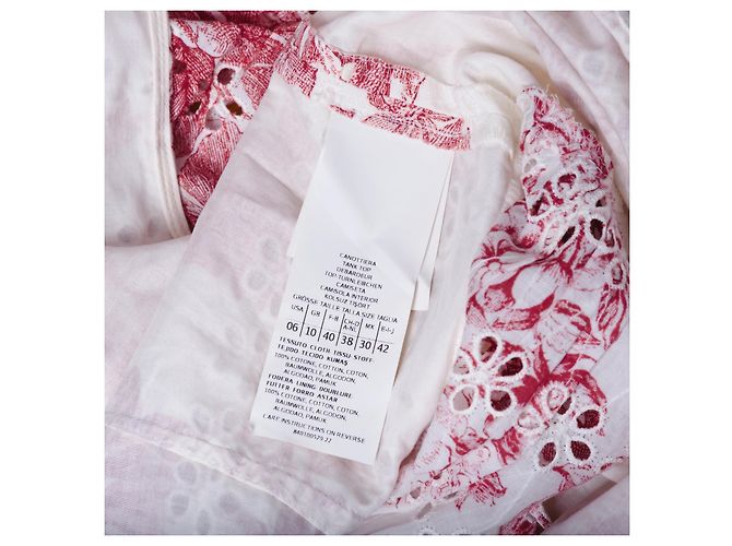Max Mara Abito in cotone con eyelet floreale Max & Co Bianco - vista 10