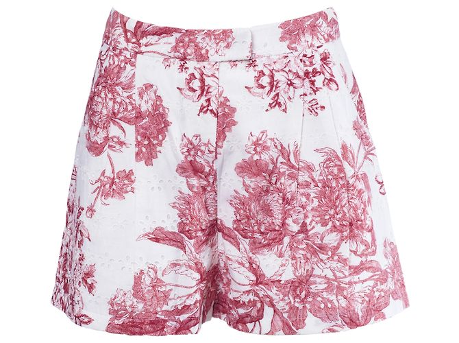 Max Mara Abito in cotone con eyelet floreale Max & Co Bianco - vista 11