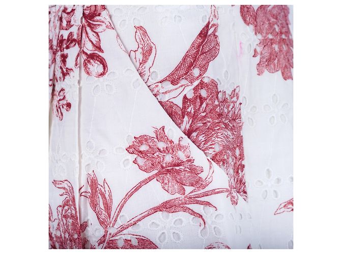 Max Mara Abito in cotone con eyelet floreale Max & Co Bianco - vista 14