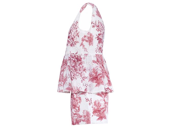 Max Mara Abito in cotone con eyelet floreale Max & Co Bianco - vista 2