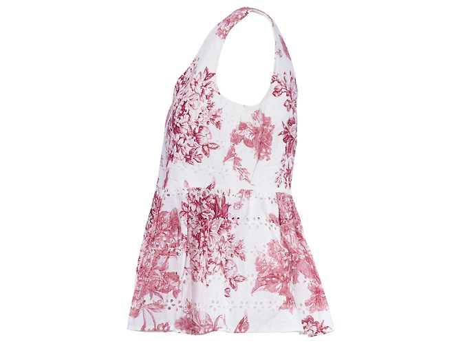 Max Mara Abito in cotone con eyelet floreale Max & Co Bianco - vista 5