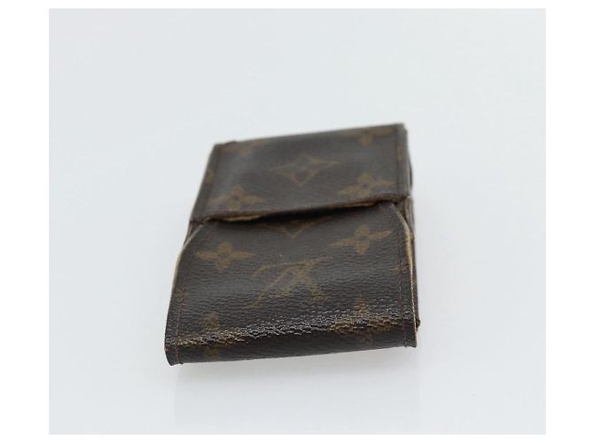 LOUIS VUITTON Monogram Damier Ebene Etui Cigarette Case 3 Set LV Auth BA12680 Monograma - vista 17