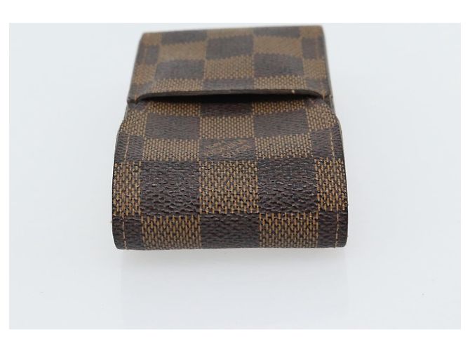 LOUIS VUITTON Monogram Damier Ebene Etui Cigarette Case 3 Set LV Auth BA12680 Monograma - vista 5