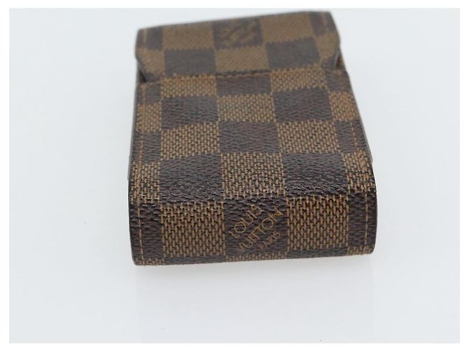 LOUIS VUITTON Monogram Damier Ebene Etui Cigarette Case 3 Set LV Auth BA12680 Monograma - vista 6