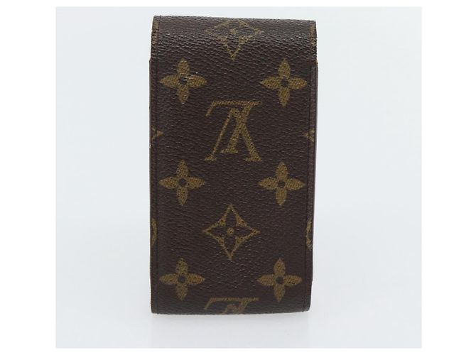 LOUIS VUITTON Monogram Damier Ebene Etui Cigarette Case 3 Set LV Auth BA12680 Monograma - vista 9