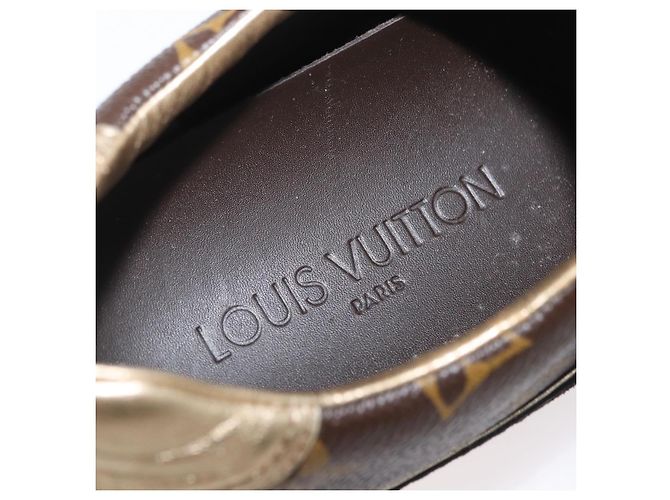Mocassini LOUIS VUITTON Monogram LV Auth 179327A Monogramma - vista 15