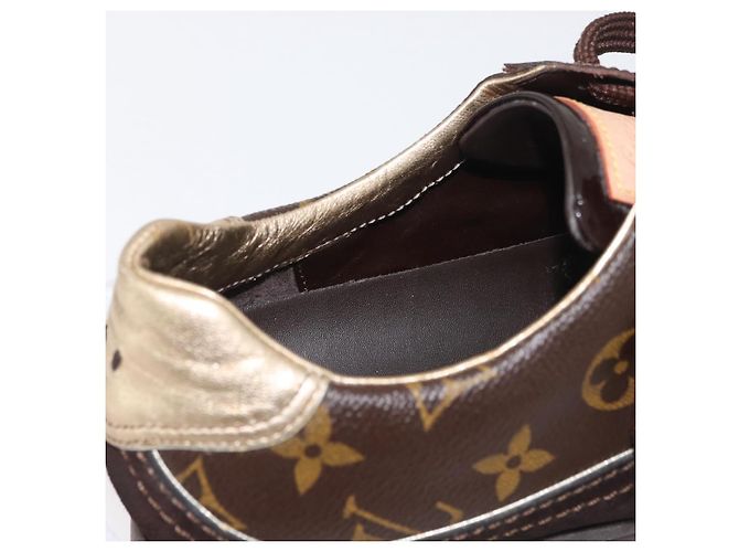 Mocassini LOUIS VUITTON Monogram LV Auth 179327A Monogramma - vista 16