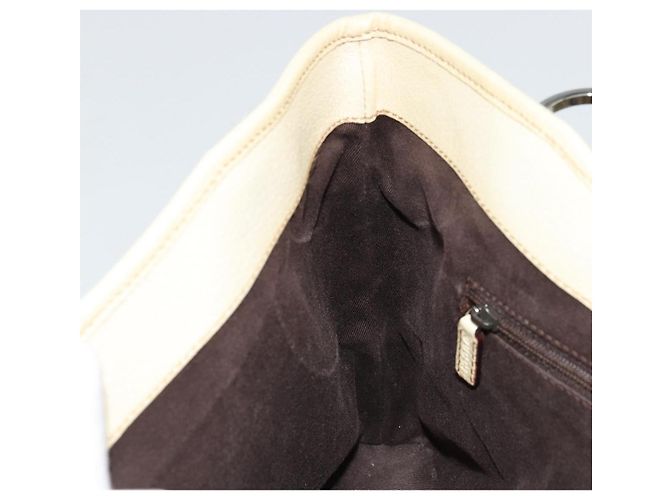 Borsa Tote GUCCI GG Canvas Beige Argento 113015 Auth 179900 - vista 18