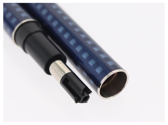 LOUIS VUITTON Jet Rack Set Pen metal Blue Gray LV Auth 140730 Marrone - vista 28