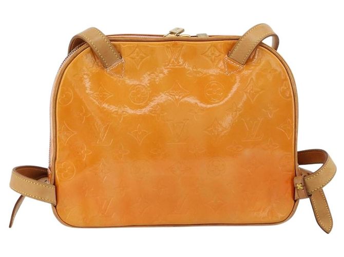 LOUIS VUITTON Zaino Vernis Marley Marshmallow Pink M91039 LV Auth BA12738 - vista 2