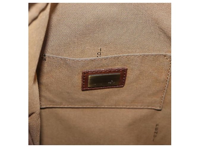 Borsa a Spalla FENDI Zucca Canvas Nero Marrone Auth 180611 - vista 17
