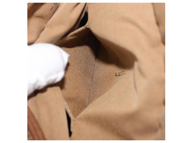Borsa a Spalla FENDI Zucca Canvas Nero Marrone Auth 180611 - vista 20