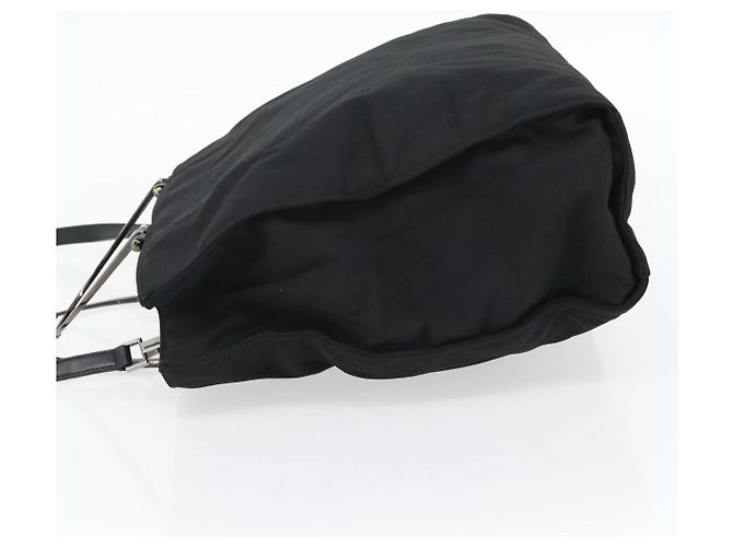 Borsa GUCCI Nylon 2way Nero Argento 002 1028 3754 Auth 181176 - vista 3