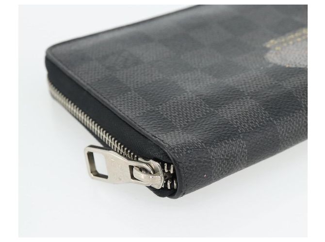 LOUIS VUITTON Damier Graphite Illustre Zippy Organizer Wallet N63002 Auth 140524 Damier ebene - view 14