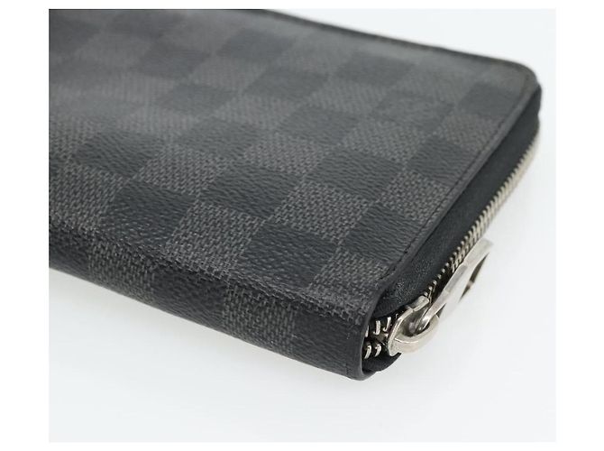 LOUIS VUITTON Damier Graphite Illustre Zippy Organizer Wallet N63002 Auth 140524 Damier ebene - view 15