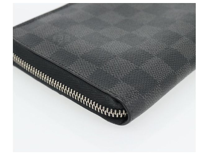 LOUIS VUITTON Damier Graphite Illustre Zippy Organizer Wallet N63002 Auth 140524 Damier ebene - view 16
