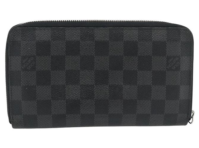 LOUIS VUITTON Damier Graphite Illustre Zippy Organizer Wallet N63002 Auth 140524 Damier ebene - view 2