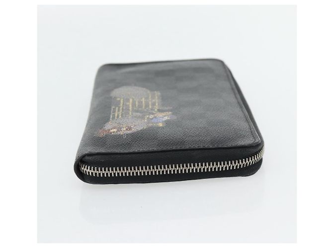 LOUIS VUITTON Damier Graphite Illustre Zippy Organizer Wallet N63002 Auth 140524 Damier ebene - view 4