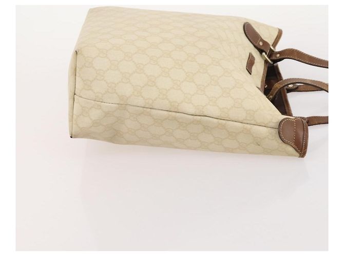 Borsa GUCCI GG Supreme GG Plus Web Sherry Line in PVC 4 Set Beige Avorio Auth 178836 Crudo - vista 25