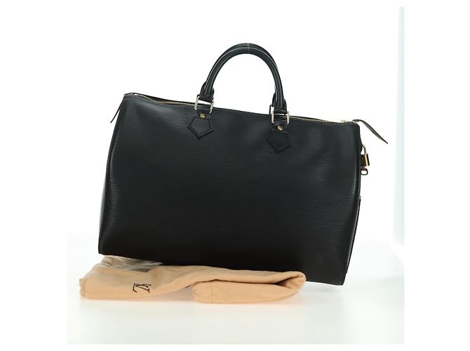 LOUIS VUITTON Borsa Epi Speedy 35 Nera M42992 LV Auth 178372SAV Nero - vista 12